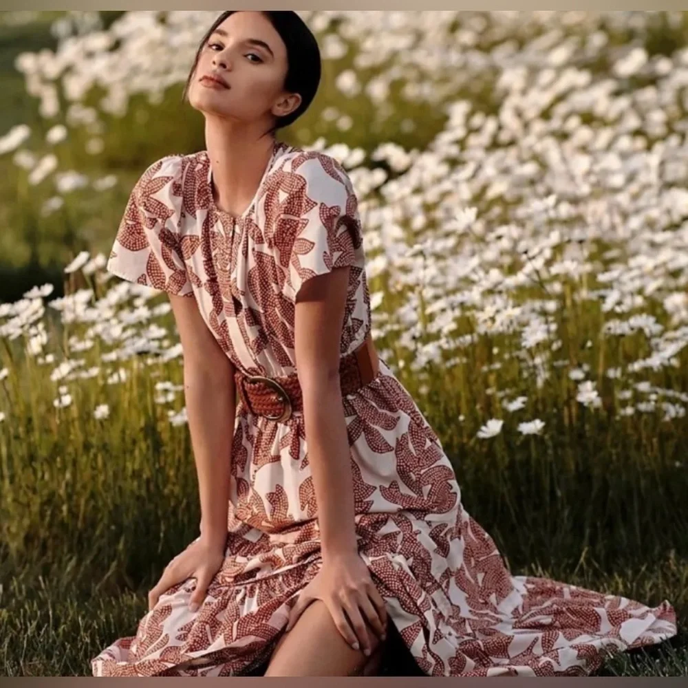Anthropologie Maeve Somerset Maxi Dress - Picture 3 of 8